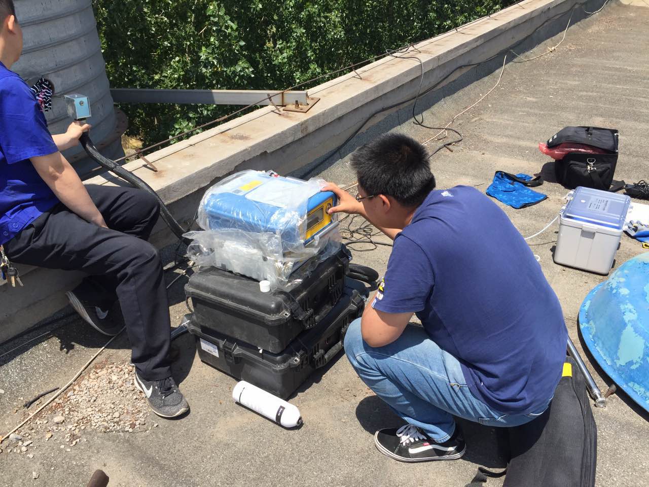 便攜式甲烷、非甲烷和總烴檢測儀山東地方標準測試